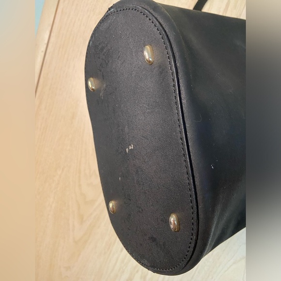 CELINE Paris Black Tote Shoulder Bag with Gold Plates Classic Authenticated - Picture 5 of 16